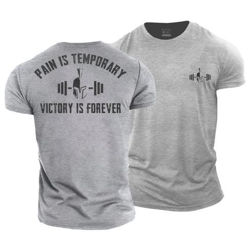 Men's Pain Is Temporary Victory Is Forever Cotton T-Shirt